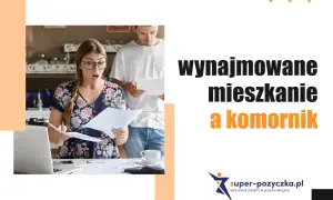 Zaskoczona para analizuje dokumenty. Czy komornik może wejść do wynajmowanego mieszkania? Dowiedz się więcej.